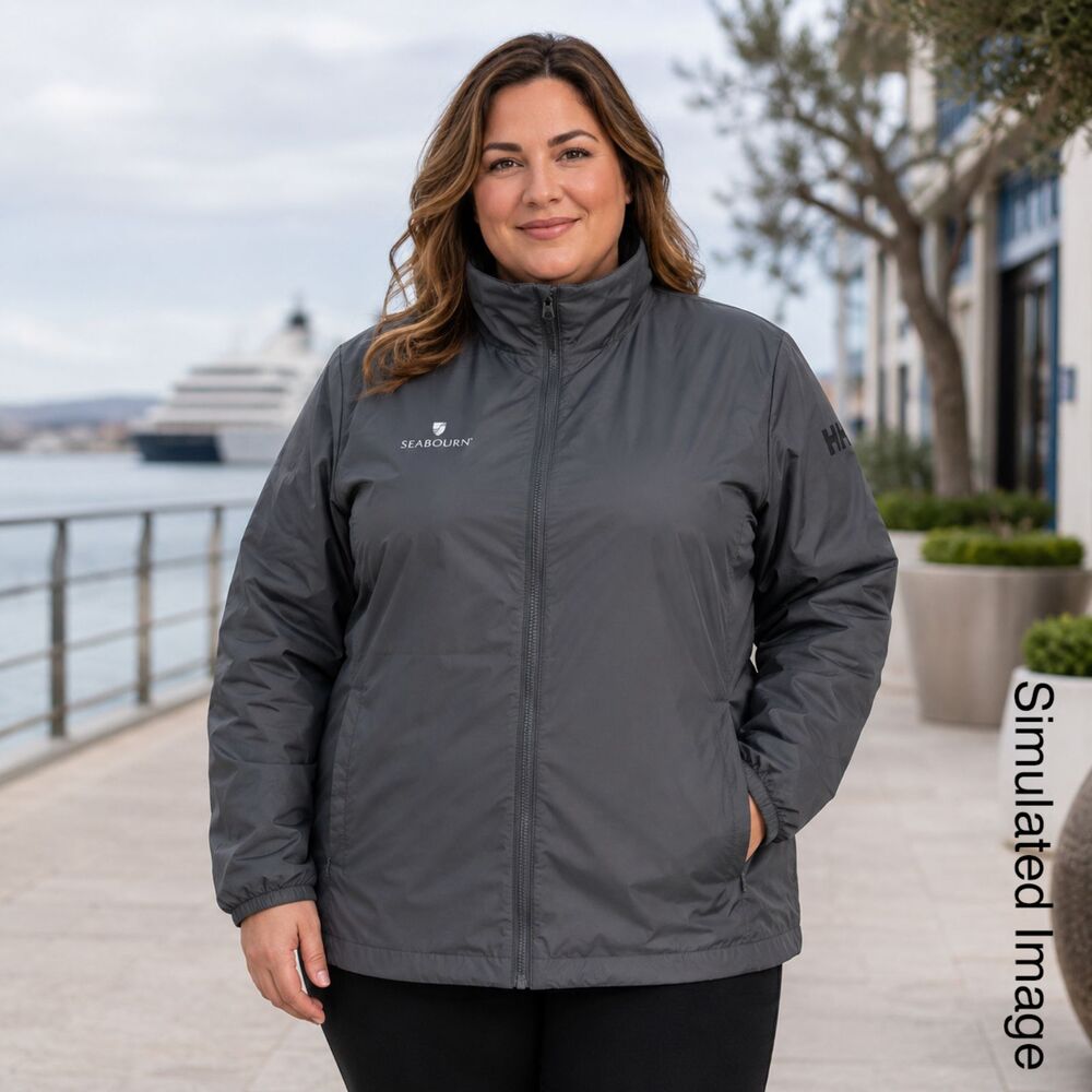 Helly Hansen Seabourn PolarShield Primaloft Jacket Womens 3XL Gray Full Zip